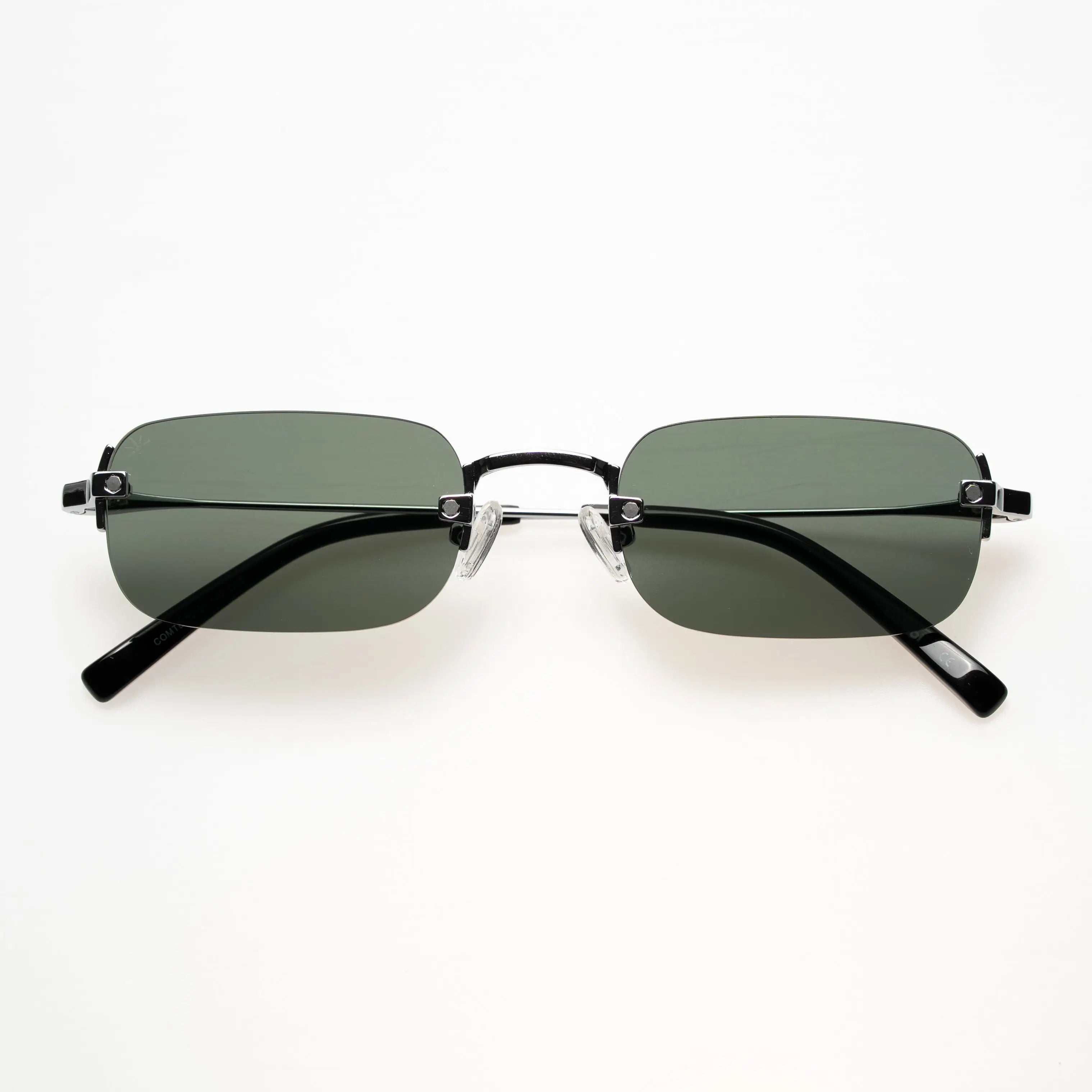 Occhiali da sole Comte silver lenti verde -  CalSol