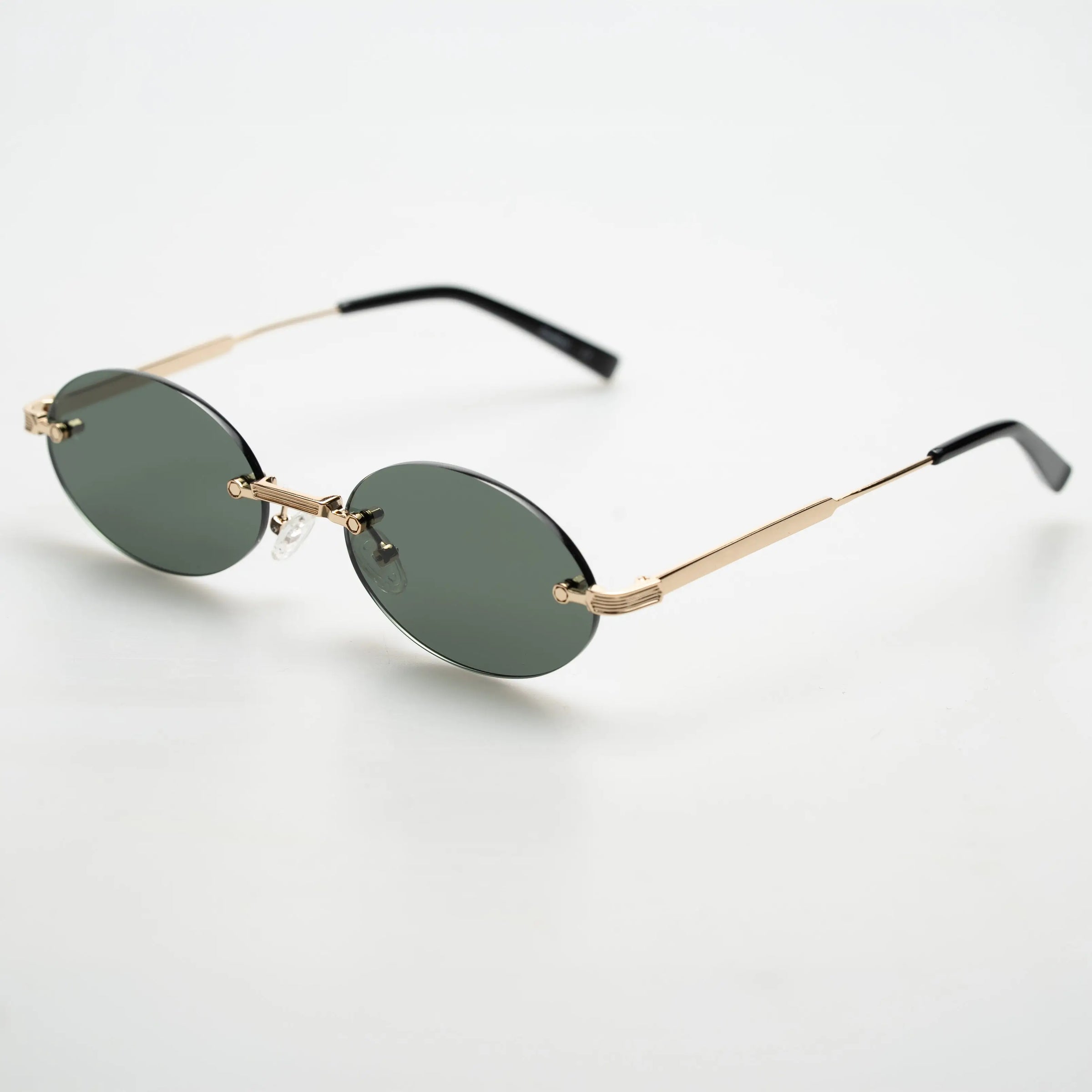 Occhiali da sole Comte gold lenti verde - CalSol