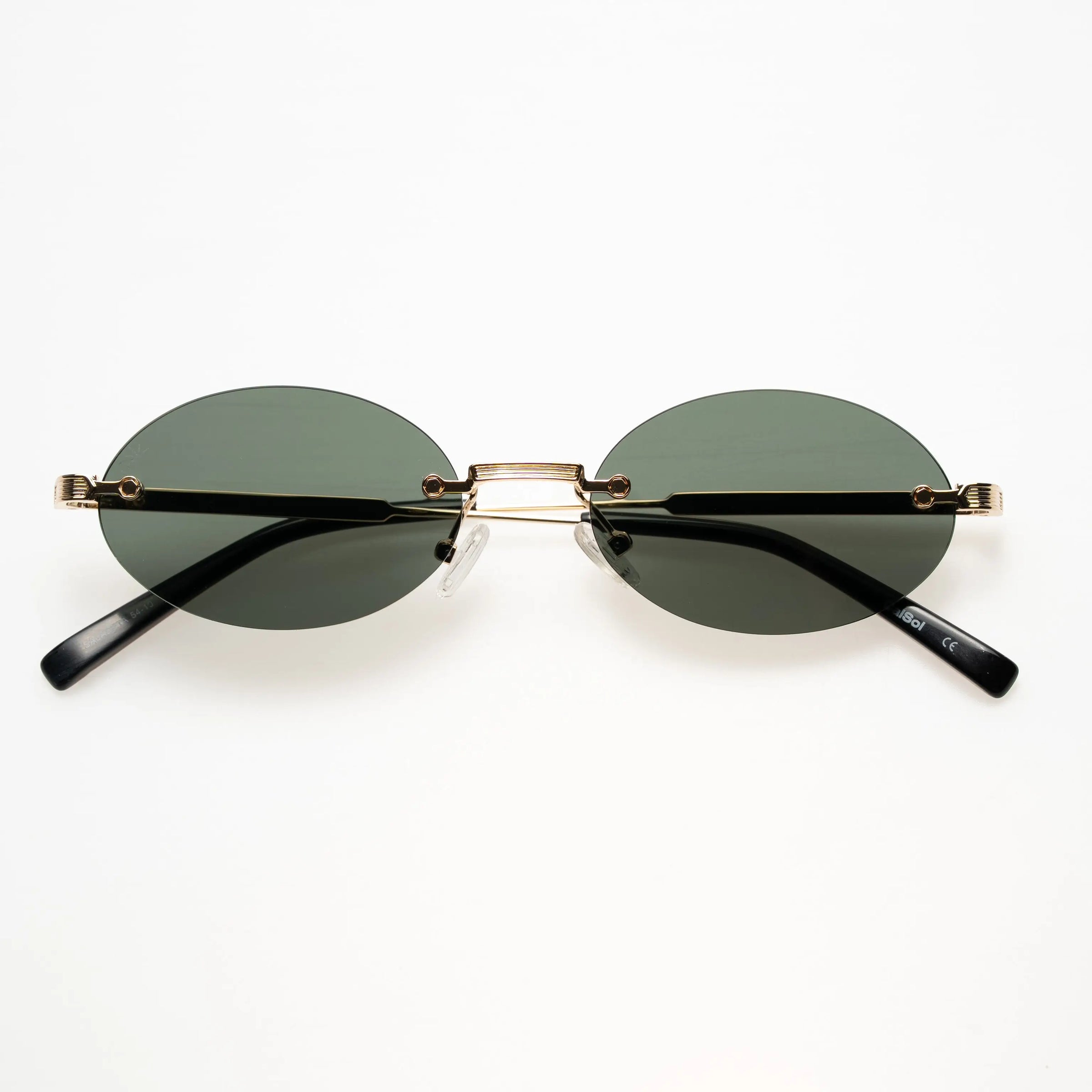 Occhiali da sole Comte gold lenti verde - CalSol