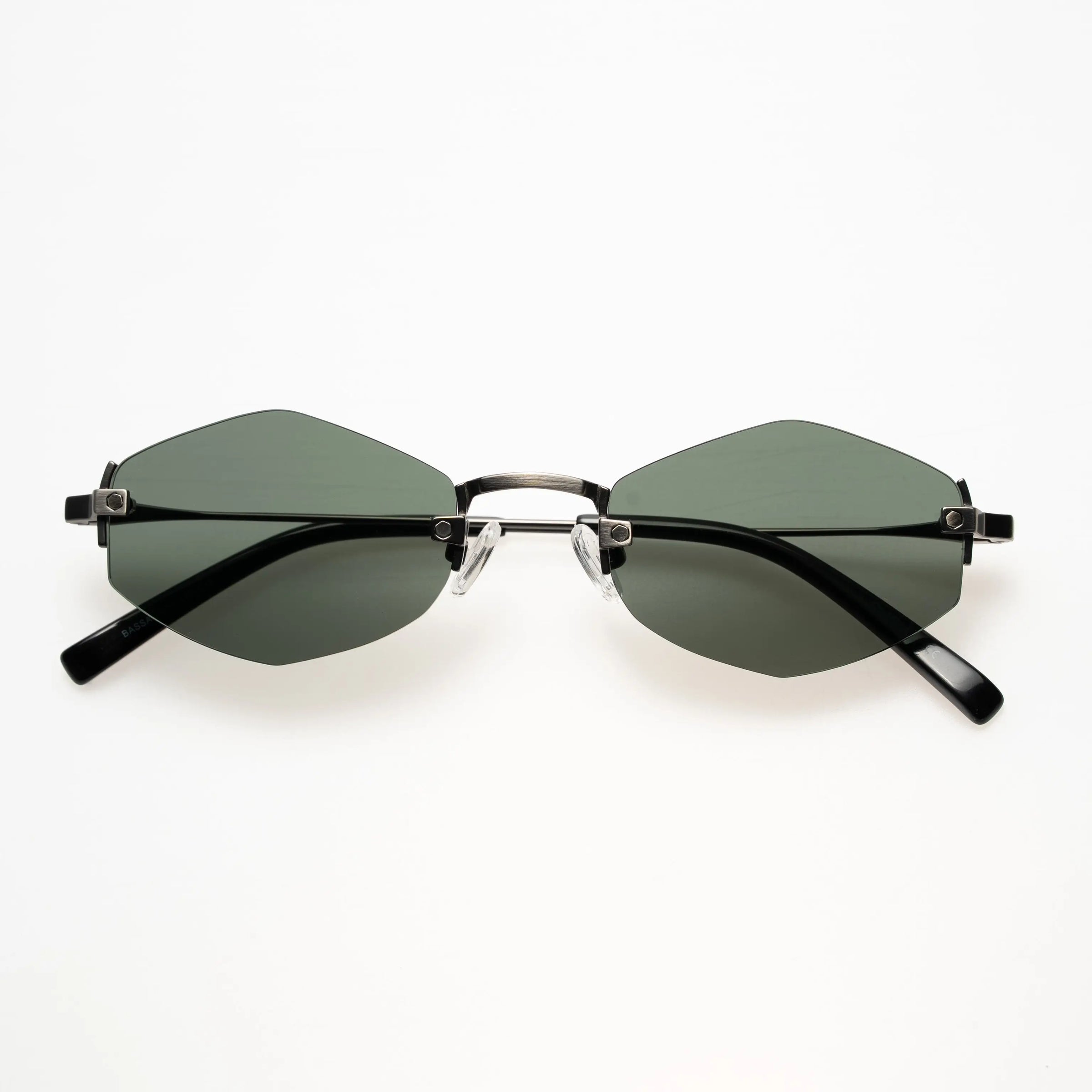 Occhiali da sole Bassa  gun lenti verde  - CalSol